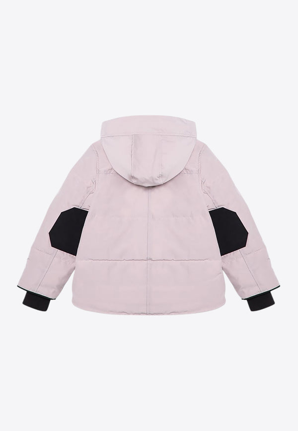 Canada Goose Kids Girls Snowy Owl Padded Jackets Pink 4576KNY/P_CANAD-856