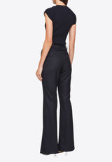 Anna Quan Jaida High-Rise Flared Pants Black 45.44.BSTBLACK