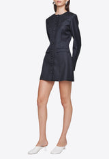 Anna Quan Eva Single-Breasted Mini Blazer Dress Black 45.53.BBLACK