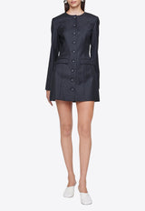 Anna Quan Eva Single-Breasted Mini Blazer Dress Black 45.53.BBLACK