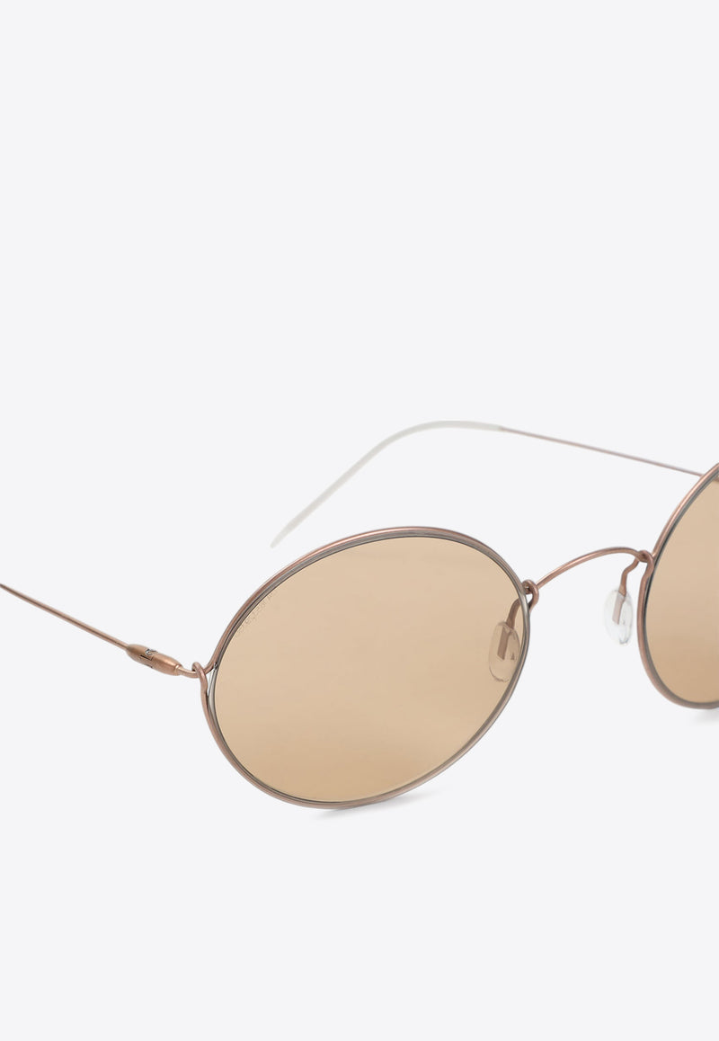 نظارة شمسية بإطار دائري