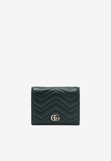 Gucci Small GG Marmont Wallet  Dark Green 466492AAFAX/S_GUC-3020