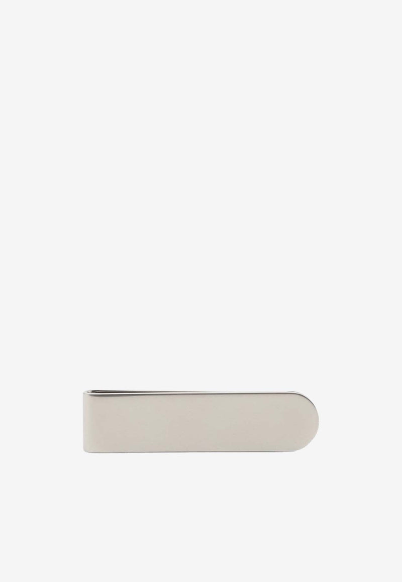 Saint Laurent Logo Engraved ID Money Clip Silver 485362J160E/P_YSL-8102