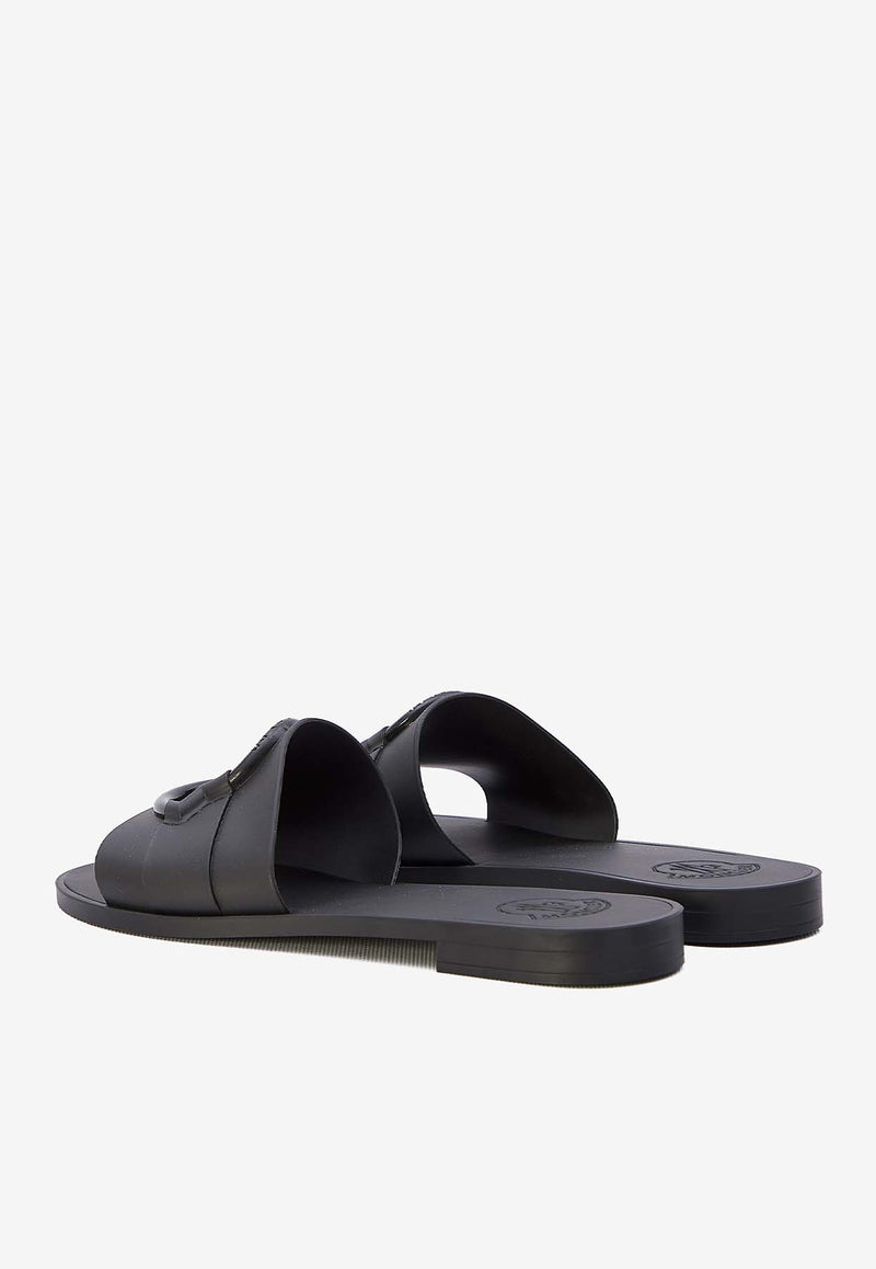 Moncler Mon Logo Slides Black 4C00130-M4095-999