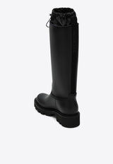 Moncler Kickstream Knee-High Rain Boots Black 4G000-70M4522/P_MONCL-999