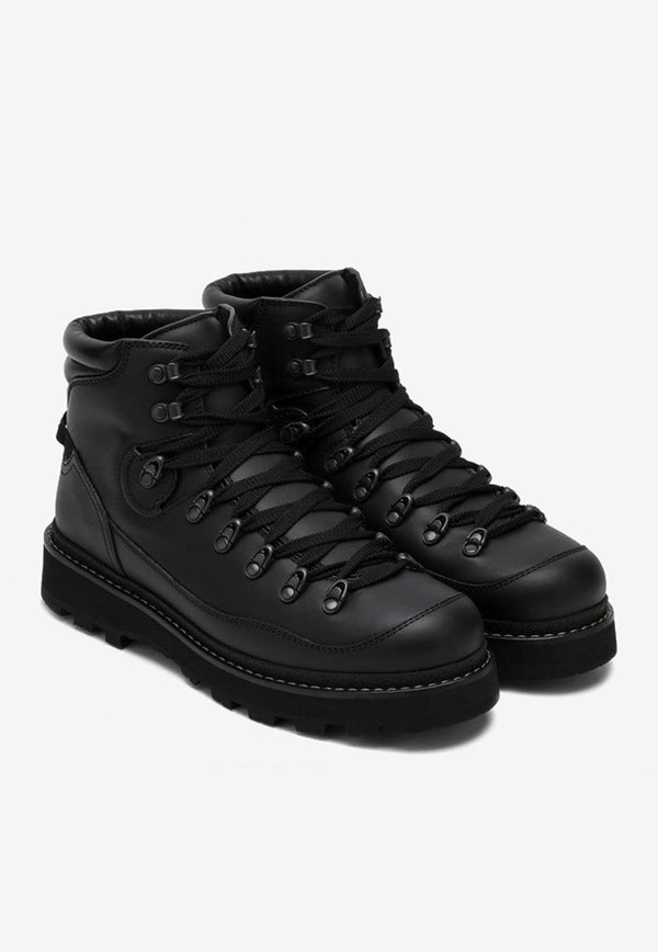 Moncler Peka Trek Leather Hiking Boots  Black 4G000-70M4646/P_MONCL-999