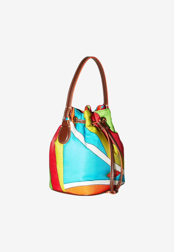 Pucci Yummy Iride Print Bucket Bag 4HBC30 4H151 013 Multicolor