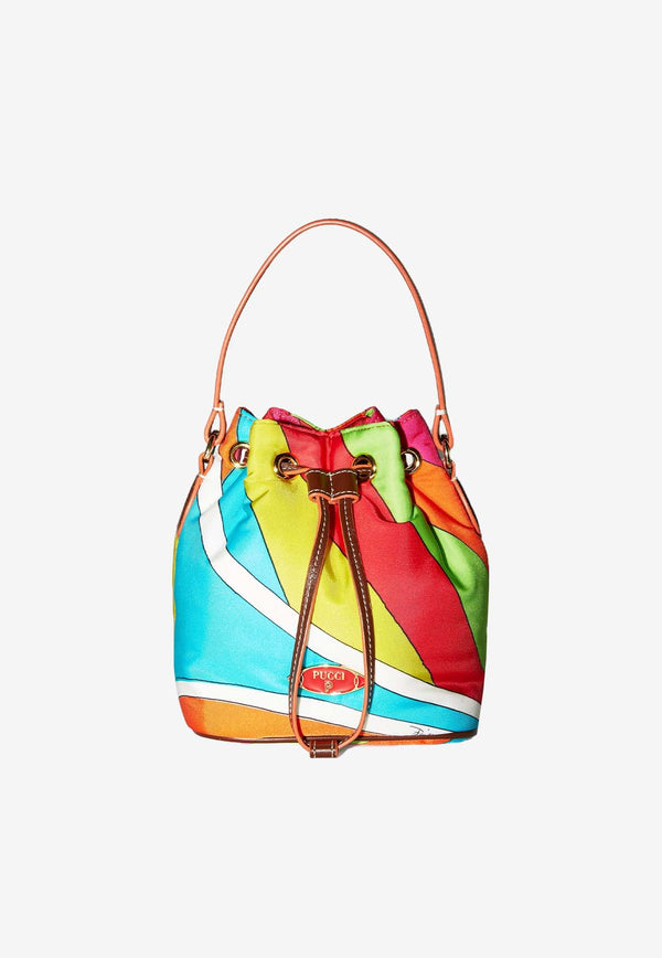 Pucci Yummy Iride Print Bucket Bag 4HBC30 4H151 013 Multicolor