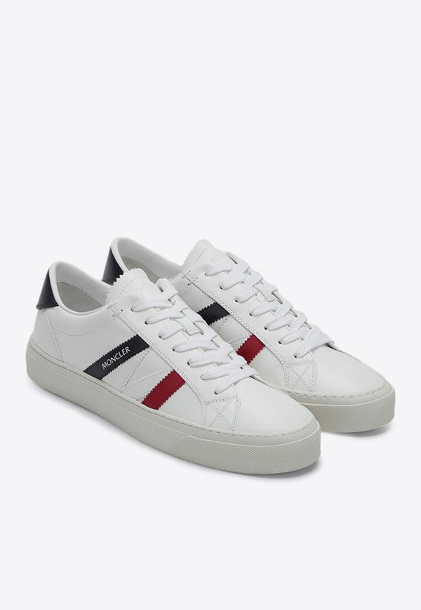 Moncler Monaco M Leather Sneakers White 4M000-60M4496/P_MONCL-001