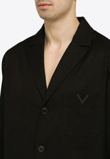 Valentino VLogo Single-Breasted Blazer 4V3CSJ319UA/O_VALE-0NO