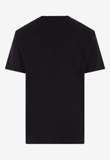 Valentino VLogo Patch Short-Sleeved T-shirt 4V3MG10V9LJ 0NO Black