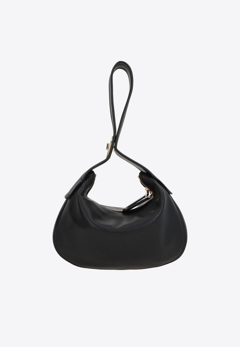 Valentino Small VLogo Locker Hobo Bag Black 4W0B0N54ZFJ 0NO
