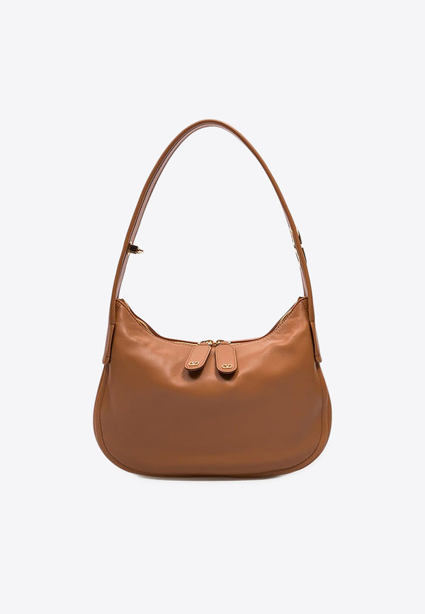 Valentino Small VLogo Locker Hobo Bag Brown 4W0B0N54ZFJ KEL