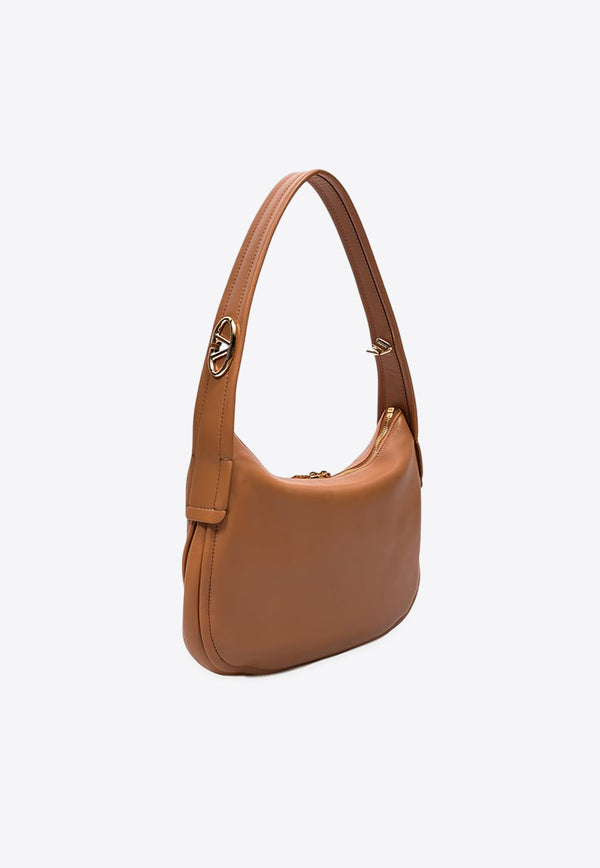Valentino Small VLogo Locker Hobo Bag Brown 4W0B0N54ZFJ KEL