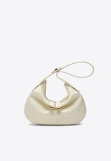 Valentino Small Go-Hobo Leather Top Handle Bag White 4W0B0N54ZFJ/O_VALE-098