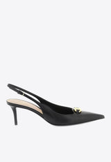 Valentino The Bold Edition VLogo 60 Slingback Pumps Black 4W0S0JB7EEY 0NO