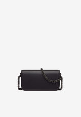 Valentino Small Locò Calf Leather Shoulder Bag Black 4W2B0K53LPS 0NO