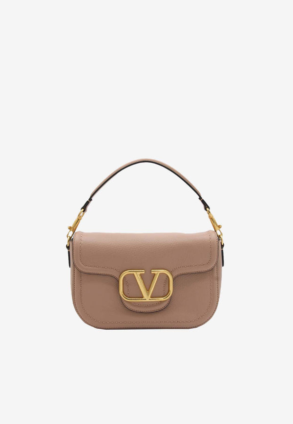 Valentino Alltime Grained Leather Shoulder Bag Blush 4W2B0N20IMZ GF9