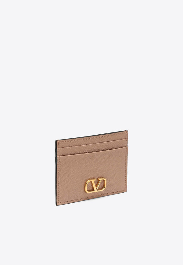 Valentino VLogo Grained Leather Cardholder Pink 4W2P0V32SNP/O_VALE-GF9