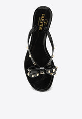 Valentino Rockstud Bow Embellished Flip-Flops Black 4W2S0552PVS/O_VALE-0NO