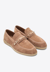 Valentino Leisure Flows Suede Loafers Beige 4W2S0IK6FAB/O_VALE-LC0