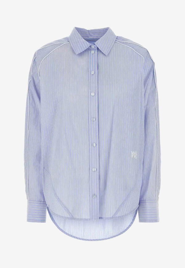 Alexander Wang Oversized Striped Shirt 4WC3241494BLUE