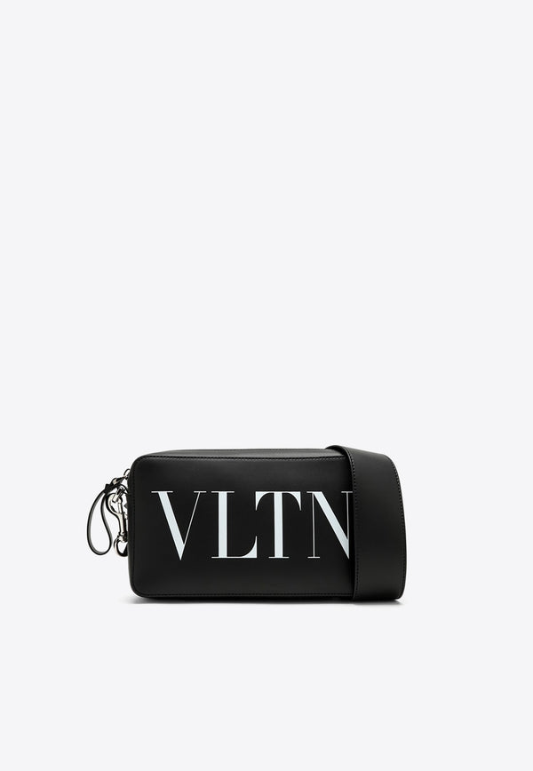 Valentino Logo-Printed Leather Crossbody Bag 4Y2B0704WJW/O_VALE-0NI