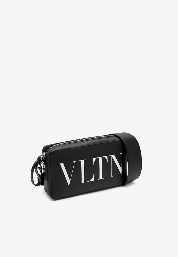 Valentino Logo-Printed Leather Crossbody Bag 4Y2B0704WJW/O_VALE-0NI