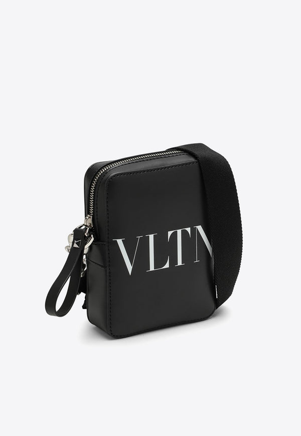 Valentino Small Logo-Print Leather Crossbody Bag 4Y2B0943WJW/O_VALE-0NI