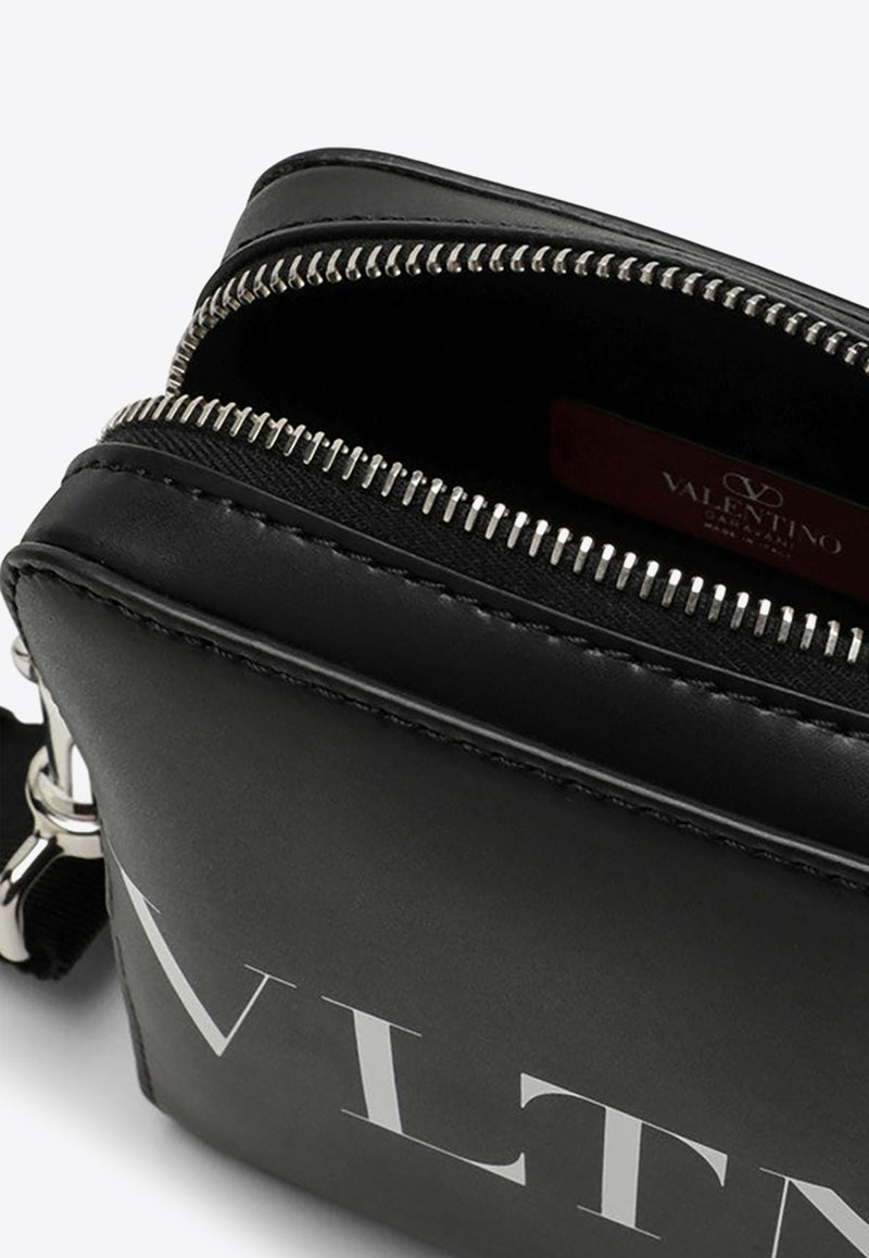 Valentino Small Logo-Print Leather Crossbody Bag 4Y2B0943WJW/O_VALE-0NI
