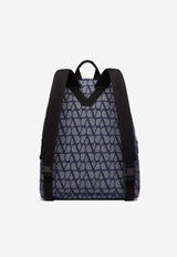 Valentino Toile Iconographe Pattern Backpack 4Y2B0993FGK YEX Denim