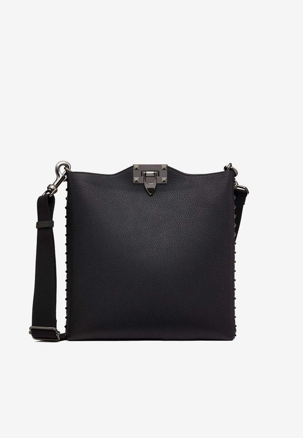 Valentino Rockstud Leather Crossbody Bag 4Y2B0B42KSP 0NO Black