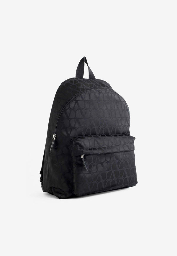 Valentino Toile Iconographe Backpack 4Y2B0C62CSH 0NO Black