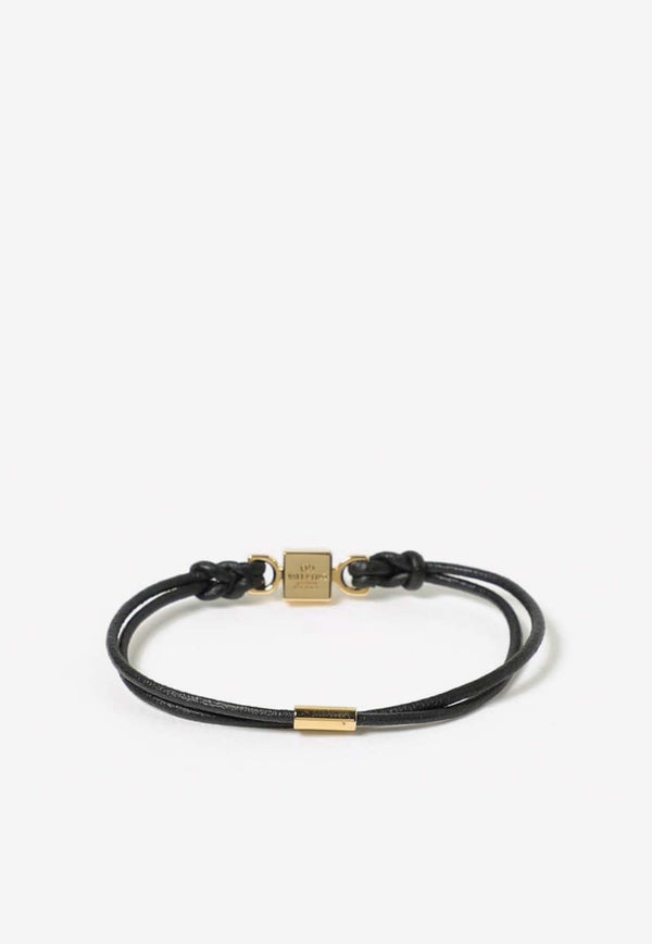 Valentino Single Stud Bracelet 4Y2J0R50CPV 0NO Black