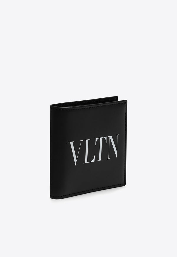 Valentino VLTN Leather Bi-Fold Wallet Black 4Y2P0654LVN/O_VALE-0NI