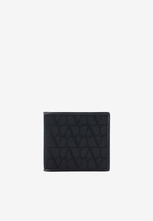 Valentino Toile Iconographe Bi-Fold Wallet 4Y2P0654PQE 0NO Black