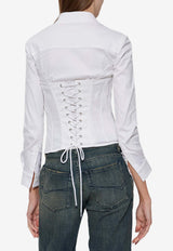 Buttoned Corsedet Shirt