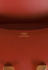 Constance 18 in Rouge Venitien Epsom with Gold Hardware