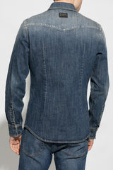 Distressed Denim Shirt