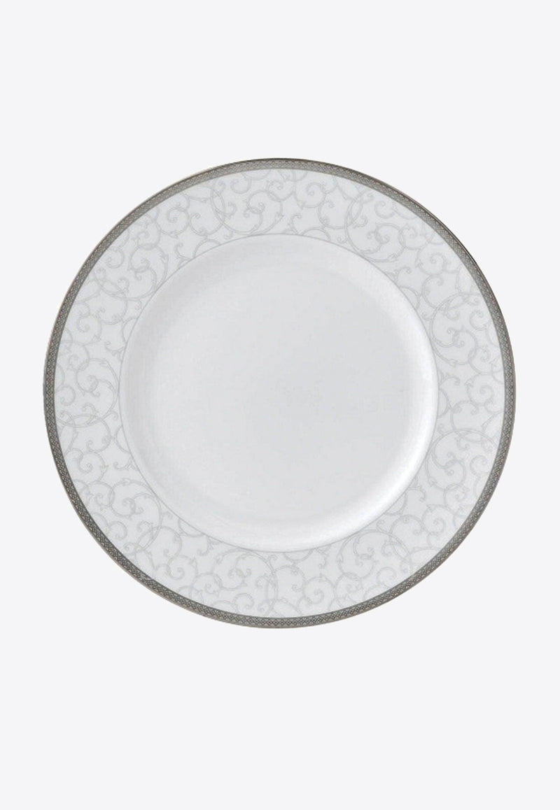 Wedgwood Celestial Platinum Round Plate White 50124003011