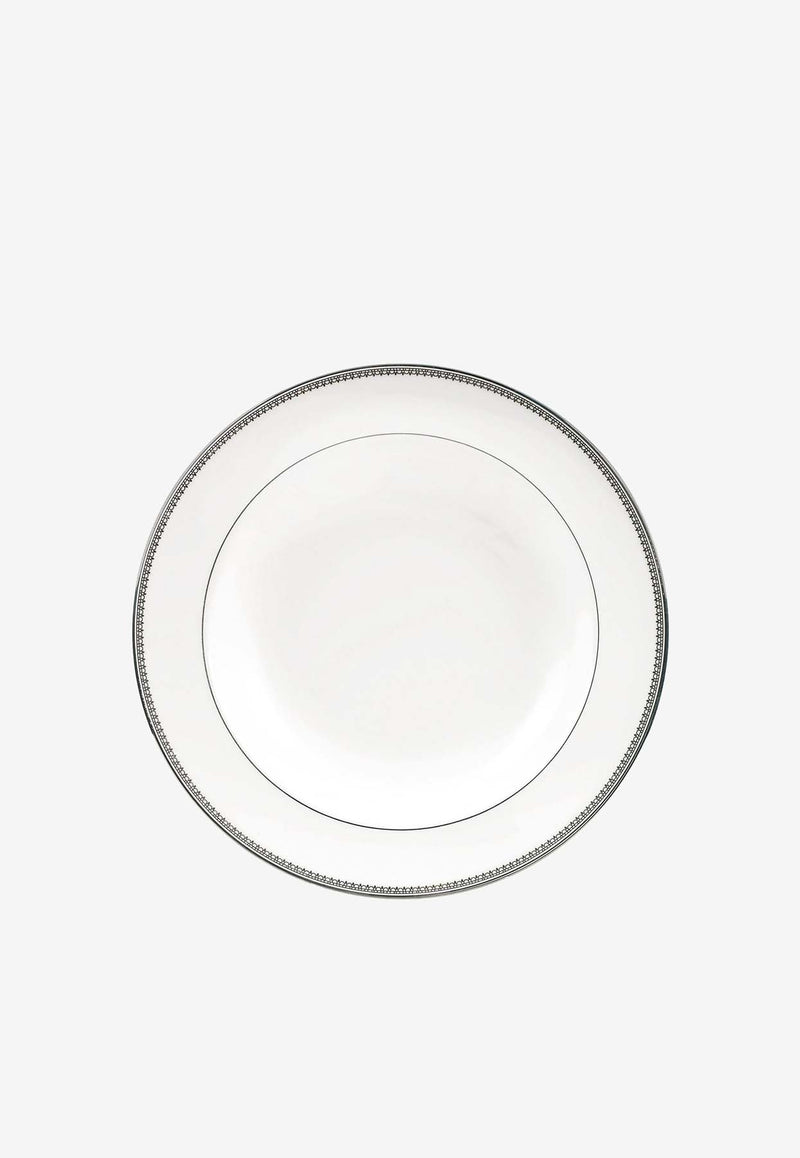Wedgwood Vera Wang Lace Platinum Soup Plate White 50127201012