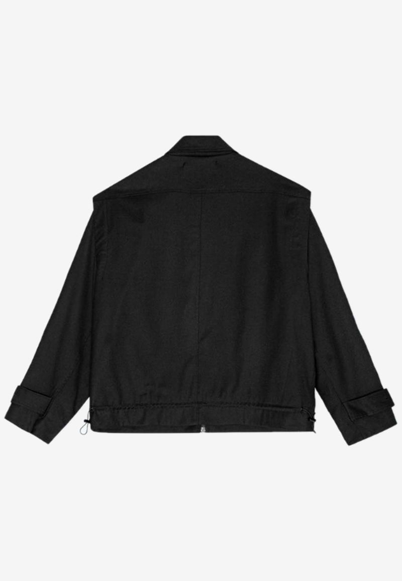 REMAIN Suiting Zip-Up Jacket Black 501912100BLACK