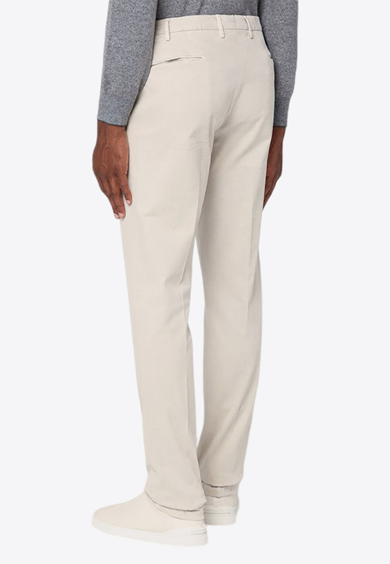 Santaniello Straight-Leg Chino Pants Beige 504TDSE1229/P_SANTA-04