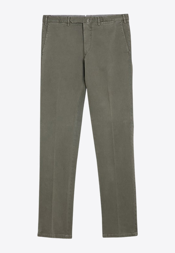 Santaniello Straight-Leg Chino Pants Green 504TDSE1229/P_SANTA-68