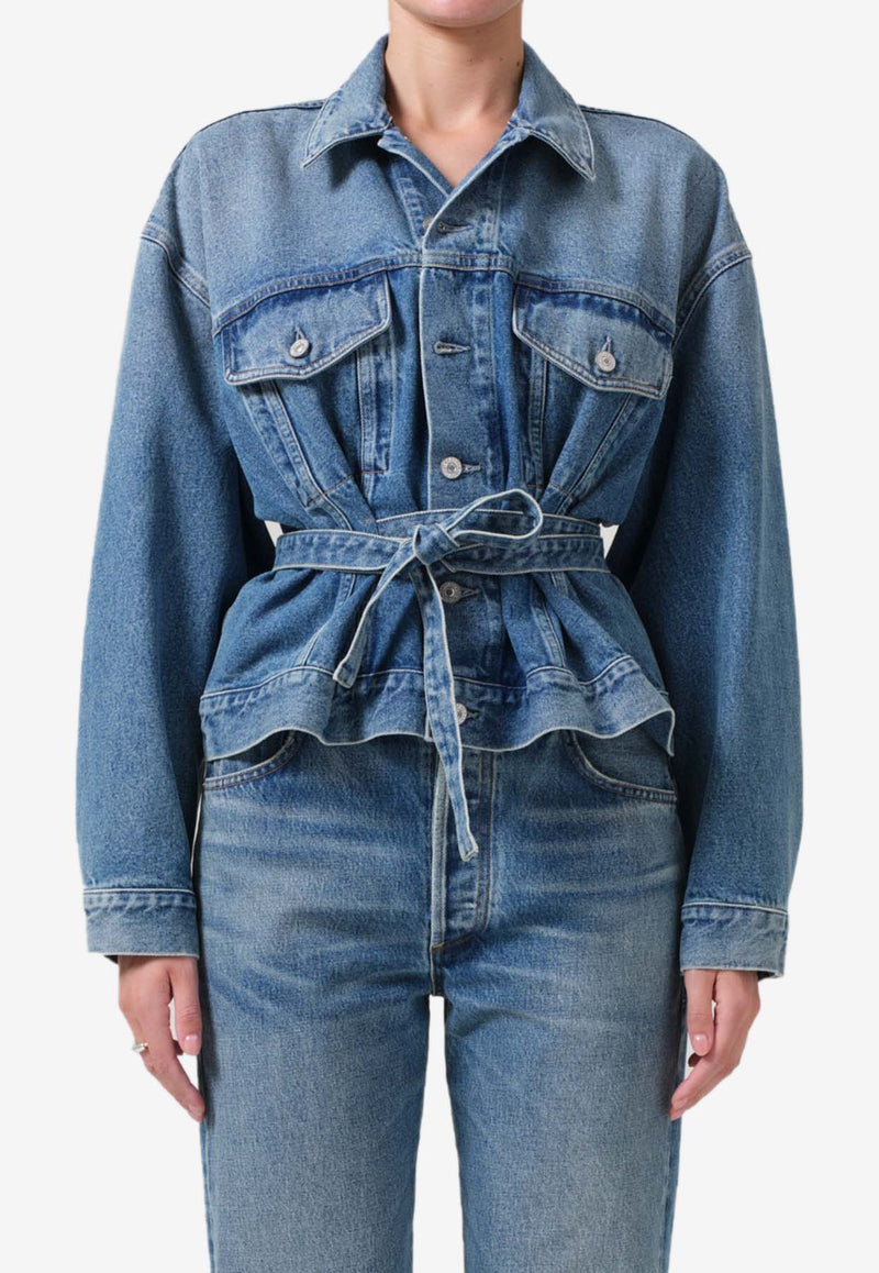 Citizens of Humanity Leela Belted Denim Jacket Blue 5111-769DENIM