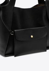 Stella McCartney Perforated Logo Tote Bag Black 513860W8542/P_STELL-1000