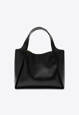Stella McCartney Medium Perforated Logo Tote Bag Black 513860W8542/R_STELL-1000