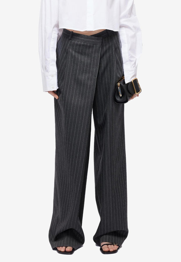 Shop Jonathan Simkhai Tayler Pinstripe Wide-Leg Pants for Women online at THAHAB.COM. Shop all the new season's clothing, accessories and more from the top designer brands at the best price with express delivery.