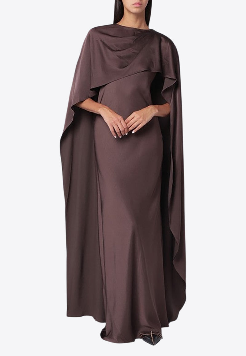 Simkhai Izel Cape Gown Brown 525-1025-QPL/R_SIMKH-CH