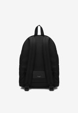 Saint Laurent City Leather and Nylon Backpack Black 534967FAEY2/R_YSL-1000